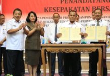 Kepala Daerah Se Lampung M.o.U Bersama Kejaksaan
