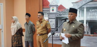 Kantongi Izin Kemendagri dan Rekomendasi KASN, Nanang Ermanto Lantik Enam Pejabat Hasil Seleksi Terbuka