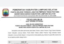 Lelang Jabatan Sekda, 6 Calon Dinyatakan Penuhi Syarat