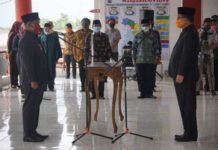 Dilantik Nanang, Thamrim Kembali Jabat PJ Sekda Lamsel
