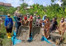 Desa Legundi Kec. Ketapang Lamsel Bangunkan DD TA 2020 Tahap Pertama