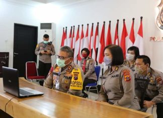 Kapolda Sumut Live Zoom In dengan Petugas Medis Penanganan Covid-19