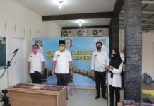 Wabup Pringsewu Lantik BHP Secara Online