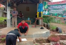 TIGA POSKO COVID 19 DI JALAN MASUK DESA SUKADANA SELATAN DIJAGA 90 ORANG SELAMA 24 JAM