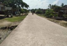 PROYEK SILUMAN PEMBANGUNAN RIGID BETON DI DESA SUMBEREJO WAWAY KARYA RUSAK PARAH