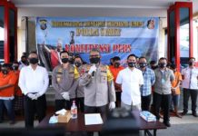 18 dalang kerusuhan di Madina di ringkus. Kapolda Sumut : diduga Motif pendemo minta jatah dana desa atau BLT 30 %.