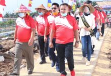 Lomba Mural HUT RI Lamsel Sukses, Peninat Membludak Capai 881 Peserta