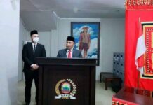 Paripurna Dewan, Nanang Pandu Sampaikan Visi Misi Bupati Wakil Bupati Lamsel