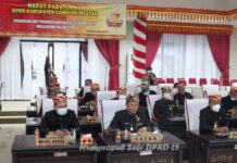 DPRD Lamsel Gelar Rapat Paripurna Istimewa Pidato Gubernur Lampung