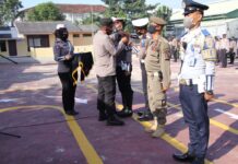 Jelang Ramadhan dan hari Raya Idhul Fitri, Polres Pringsewu menggelar apel gelar pasukan Operasi