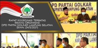 Golkar Lamsel Segera Gelar Muscam 10 Kecamatan, Tony Inginkan Segera Dituntaskan