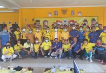 Golkar Unggul, PWI Lamsel Menang Di Pertandingan Gaple