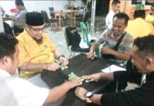 Lawan Ketua DPD Golkar Tony Eka Candra-Waris Afandi, Jawara Gaple Dari PWI Lamsel Tumbang