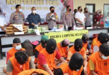 BRAVO, Puluhan Tersangka C3 Diamankan Polres Lamsel