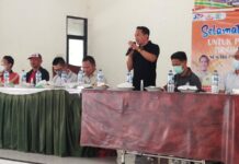 Kejuaraan Tenis Meja se Kabupaten Lampung Selatan berjalan Sukses.