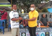 Anggota Dewan Lamsel Dukung Olahraga Bola Kaki Sedang United