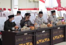 DPRD Lamsel Gelar Rapat Paripurna Secara Virtual Penyampaian KUA PPAS APBD tahun 2022
