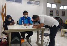 Kerjasama PT STP-BNN Lamsel, 50 Karyawan Tes Urine Hasilnya Negatif