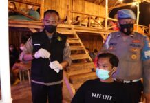 Tim Gabungan Temukan Pelanggaran Prokes di Tempat Wisata Pantai Sebalang