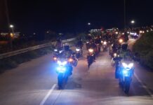 Jajaran Polres Lamsel, Lakukan Pengawalan Kepada Para Pemudik Pengendara Roda Dua