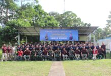 Sinergi dengan Kodim 0421 LS, Petugas Lapas Kalianda Latihan Menembak di Kodim 0421/LS