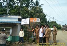 Tim Gabungan bersama Polres Lampung Selatan Lakukan Sterilisasi Plang Ormas Khilafatul Muslimin