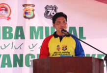 Sambut HUT Bhayangkara ke 76, Polres Lamsel Gelar Lomba Mural