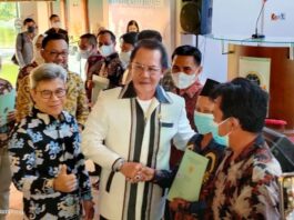 Kunker H. Zulkifli Anwar di Lamsel, Dihadiri 100 Kades dan Perwakilan Warga Penerima Manfaat Sertifikat