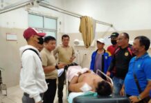3 jam setelah bacok korban, J (28) ditangkap Polsek Kalianda