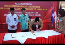 Lapas Kalianda Tandatangani PKS dengan Kemenag Lampung Selatan, Tekankan Pendidikan Karakter kepada Warga Binaan