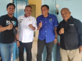 Kunjungi Kantor PWI, Nanang Amati Langsung Fasilitas Kantor Pewarta Lamsel