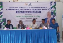Wakil Ketua DPRD Lampung Selatan dan Anggota Dewan Dari Fraksi PAN Hadiri Sosialisasi Anggota Komisi IX DPR RI Dian Istiqomah