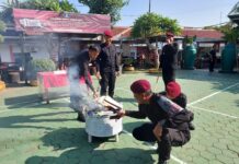 Jelang Akhir Tahun, Lapas Kalianda Gelar Pemusnahan Barang Bukti Hasil Sitaan