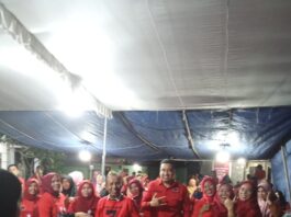 Ratusan Masyarakat Tajimalela, Teriak Coblos Nomor 3 Merik Havit.