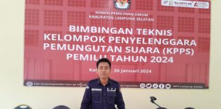 Enam Ratusan KPPS Ikuti Bimtek, Ketua PPK Kalianda Sebutkan Tugas Utama KPPS