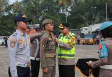 Polres Lamsel Gelar Pasukan Oprasi Ketupat Krakatau 2024