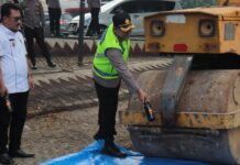 Polres Lamsel Musnahkan Barang Bukti Kejahatan