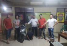 Rampas motor pelajar saat berkendara, Pengangguran di gelandang Tekab 308 Polsek Katibung.