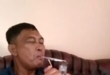 *Polisi Buru ‘Abang Jago’ Lampung Timur Saat Asik Konsumsi Diduga Sabu*