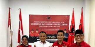 SIAP MAJU PILKADA LAMSEL, NANANG ERMANTO JALANI TES KELAYAKAN PDIP LAMPUNG