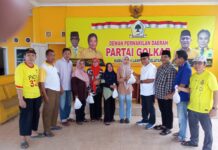 Rayakan Idul Adha, DPD Partai Golkar Lamsel Tahun Ini, Kurbankan Dua Ekor Sapi