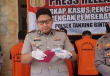 5 Pelaku pembobol Warung di Kertosari Tanjung Bintang, Diringkus