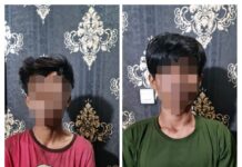 DUA PELAKU PENCURI KABEL LAN PELABUHAN BAKAUHENI DI AMANKAN.