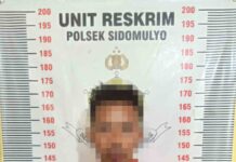 Pelaku Bobol rumah ditangkap Tekab 308 Polsek Sidomulyo