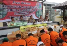 Satresnarkoba Polres Lampung Selatan Berhasil Bongkar Jaringan Narkoba Lintas Provinsi