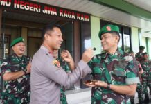 Polres Lampung Selatan Berikan Kejutan di HUT TNI ke-79, Tunjukkan Sinergi TNI-Polri