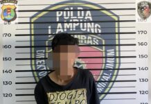 *Polisi Tangkap Pencuri Besi Bantalan Tol di Bakauheni*