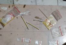 Polsek Katibung Gerebek Kontrakan Pengedar Narkoba, Amankan 19 Paket Sabu