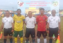 Ribuan pengunjung banjiri Final Turnamen Sepak Bola Desa Sadar Sriwijaya