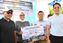 4797 Masyarakat Terdampak Banjir di Kecamatan Candipuro, Palas, dan Sragi Terima Bantuan Pangan